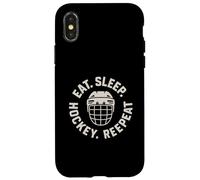 Hockey Player Daily Grind Helmet Graphic Case for iPhone X/XS