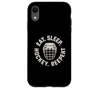 Hockey Player Daily Grind Helmet Graphic Case for iPhone XR