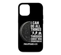 Hockey Player I Can Do All Things Through Christ Case for iPhone 12/12 Pro