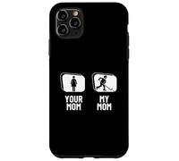 Hockey Player Your Mom My Mom Daughter Son Funny Ice Hockey Case for iPhone 11 Pro Max