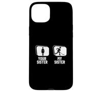 Hockey Player Your Sister My Sister Brother Funny Ice Hockey Case for iPhone 15 Plus
