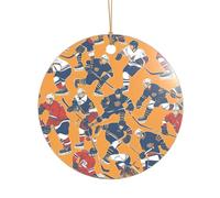 hockey Print Bridal Shower Gifts, Mr & Mrs Christmas Ornament, a Unique Wedding Keepsake Present