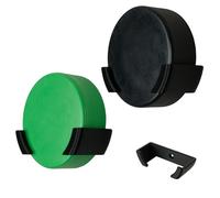Hockey Puck Wall Mount Display (2 Pack) | Wall Rack Holder Brackets for Collectible Pucks & Game Winning Pucks | Ice Hockey Decor & Storage