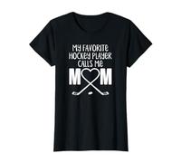 Hockey Racket Heart Pucking Mum T-Shirt