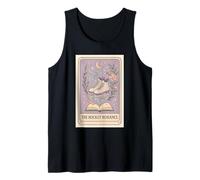 Hockey Romance Tarot Card Books Reader Cozy Reading Tank Top