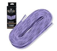 Hockey Skate Laces 84” 96” 108” 120” Black White Senior Junior Youth - Waxed & Cloth Ice Skate Laces - Durable Hockey Lace with Stay-Tight Fit for Enhanced On-Ice Performance(purple, 120")
