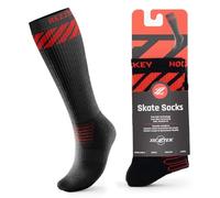 Hockey Skate Socks Knee-High - Grip Sole & Anti-Lace Bite Protection M