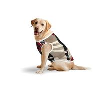 Hockey Sports Soft Cotton T-Shirt Vest for Large Dogs, Print Pet Clothes Breathable Pet Pullover Tee Sleeveless Sweatshirt (3xl-5xl)