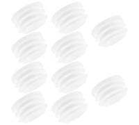 Hockey Stick 10pcs round Tube White End Caps Pp Plastic