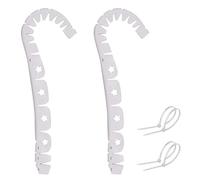 Hockey Stick Blade Protector for Off-Ice Training Durable Protection Cover Customizable Fit for Junior & Senior Hockey Sticks - Hockey Training Equipment & Gear Accessories(White, 2pcs)
