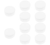 Hockey Stick End Covers Pp Plastic round Tube White 10pcs