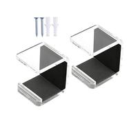 Hockey Stick Holder, Horizontal Storage Bracket - Hockey Stick Display Holder Wall Mount with Anti-Scratch Pad | for Sports Gear Storage Organization Garage Locker Room