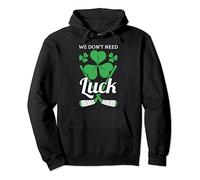 Hockey Stick Sport Irish Clover Leaf St Patrick's Day Pullover Hoodie