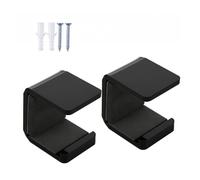 Hockey Stick Wall Mount - Puck Display Holder | Wall Mount Hockey, 2 Pieces Horizontal Storage Bracket Stick Display Holder with Anti-Scratch Pad for Sports Gear Storage Organization Garage Locker