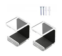 Hockey Stick Wall Rack - 2 Pieces Horizontal Storage Bracket, Space-Saving Mount with Anti-Scratch Pad, Sports Organization with Easy Install, Garage Storage Holder, Equipment Organizer for Locker