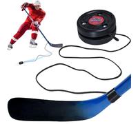 Hockey Trainer Off-Ice Training Tool, Professional Solo Hockey Stickhandling & Passing Trainer, Portable Hockey Rebounder with Sturdy Bungee Cord for Ice Hockey, Floor, Roller & Field Hockey Skills
