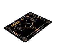 Hockey Training Mat, Large Indoor and Outdoor Training Mat, 50 x 80 cm/19.7 x 31.5 inches, with Silent Hockey Skills Development