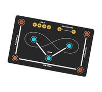 Hockey Training Mats - 80x120cm Anti Slip Silent Agility Pad, Thickened 0.3cm Ball Control Training Mat For Hockey Soccer Skills Practice, Portable Indoor Outdoor Gym Playground