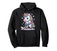 Hockey Unicorn Ice Hockey Cute Funny Girls Winter Sport Pullover Hoodie