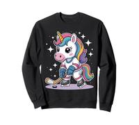 Hockey Unicorn Ice Hockey Cute Funny Girls Winter Sport Sweatshirt