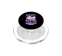 Hockey Where Missing Teeth Is Fashion Goalie Hockey Player PopSockets PopGrip for MagSafe