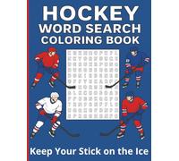 Hockey Word Search Coloring Book: Fun and Relaxing Hockey-Themed Word Search Puzzles with Color-In Letters for Kids, Teens, and Adults