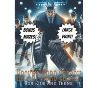 Hockey Word Search For Kids And Teens: 50 Fun Large Print Puzzles with 500 Unique Hockey Words - Perfect Activity Book for Young Hockey Fans and Puzzle Lovers
