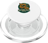 Hocking Hills Ohio Doe and Fawn Badge Design PopSockets PopGrip for MagSafe