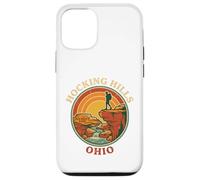 Hocking Hills Ohio Old Mans Cave Retro Hiker Vintage Sunset Case for iPhone 12/12 Pro