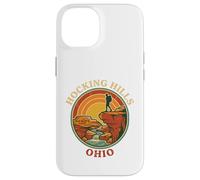 Hocking Hills Ohio Old Mans Cave Retro Hiker Vintage Sunset Case for iPhone 14