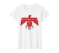 Hocking Hills Park Vintage Value Graphic T-Shirt, Women, White, L