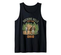 Hocking Hills State Park Ohio Hiking Camping Retro Outdoors Tank Top