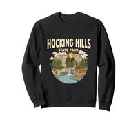 Hocking Hills State Park Ohio Waterfall Forest Camping Sweatshirt