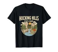 Hocking Hills State Park Ohio Waterfall Forest Camping T-Shirt