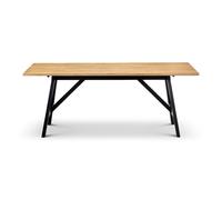 Hockley Table Black and Oak - Black & Oak