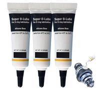 Hocklliy 3Pcs Silicone Grease, Silicone Grease for O-Rings, Heat & Cold Resistance Machine Lube, Lubricant for Seals, O-Rings, Valves, Water Purifiers, Toys & Digital Products, 10g