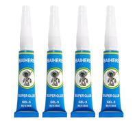 Hocklliy 4 PCS Aquarium Safe Glue, Aquarium Kleber, Fish Safe, Quick Drying, Reef Glue for Plants Moss Aquascaping, Coral, Stone, Wood,Water Plant, Moss