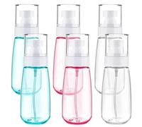 Hocklliy 6 Pcs Mini Spray Bottle 60ml,Fine Mist Travel Spray Bottle, Refillable & Leak Proof for Traveling Make-Up Skincare Cleaning Perfume