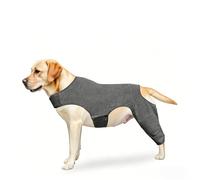 Hoclauho Dog Protective Suit After Surgery with Leak Protection Body for Hind Legs Alternative to E Collar, Surgical Wound Protection Recovery Aid Ideal for Post-Operative Care Mobility (XL)