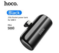 HOCO 5000mAh Mini Portable Power Bank - Black