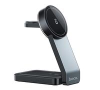 HOCO CQ3 3-in-1 Magnetic Wireless Motorcycle Charger - Black