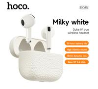 HOCO EQ15 Duke Ⅳ True Wireless BT Earbuds - Milky White
