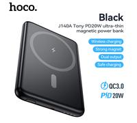 HOCO J140A PD20W 5000mAh Magnetic Power Bank - Black