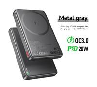 HOCO Q26A Joy 10000mah Magnetic Power Bank - Metal Grey