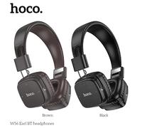 HOCO W56 Over-ear Bluetooth V5.4 Headphones Game Music Sports Headset Support AUX Foldable Earphone for Android IOS Mobile Phone black