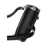 HOCO Wireless Speaker | Portable Loudspeaker BT V5.0 | Bluetooth Speaker with 2400mAh Battery | 4 Hours of Calls and Music | Speaker for Home, Sports, Outdoors and Travel (Black)