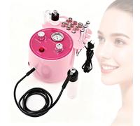 Hocomay 3 in 1 Professional Diamond Dermabrasion Facial Machine, Micro Machine Home Microdermabrasion with Two Spray Bottle and Vacuum Tube for Skin Care Exfoliation Beauty Device Salon Spa Use Pink