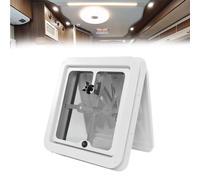 Hocomay Caravan Roof Vent Fan, 12V Super Silent Motorhome Vent Fan with Insect Proof Net, Automatic Level Permanent Reversible Fan, 2-Way Exhaust for RV Caravan Motorhome Campervan