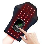 Hocomay Red Light Therapy Glove, Wireless Near Infrared Light Therapy, 100 LEDs 660nm & 850nm, Touch Control, 5 Modes, 3 Temperature, Timer function, LED Light Gloves for Hands, Fingers, Wrist
