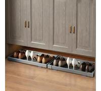 Hoconnie Shoe Rack Organizer under Cabinet Tip-On Depth 31cm Width 71cm